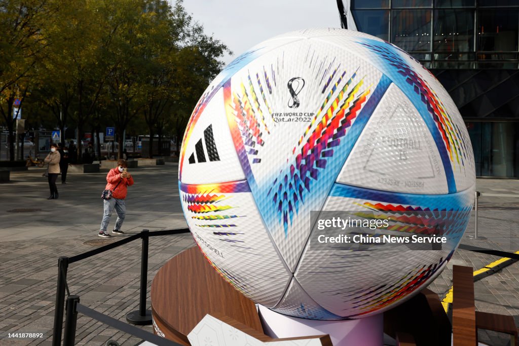 World Cup Matchball A jumbo-sized version of the official match ball of the FIFA World ...
