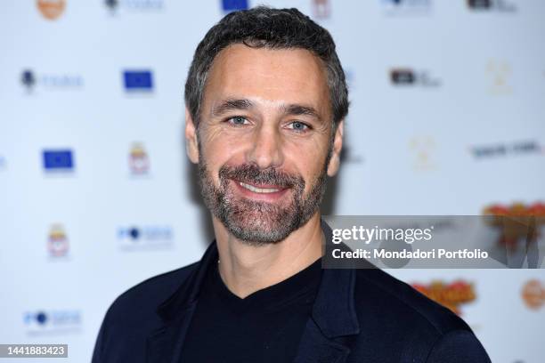 Italian actor Raoul Bova participate in the photocall of the film The Christmas show. Rome , November 15th 2022