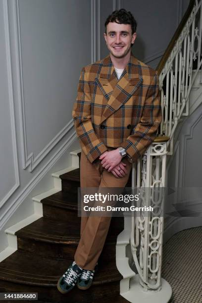 Paul Mescal attends the exclusive Aftersun screening, Q&A with director and cast, and after party presented by Mubi and Gucci at Curzon Soho on...