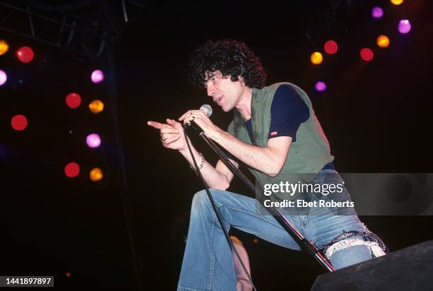 Dan McCafferty performing with Scottish rock group Nazareth in Florida, June 1980.