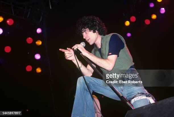 Dan McCafferty performing with Scottish rock group Nazareth in Florida, June 1980.