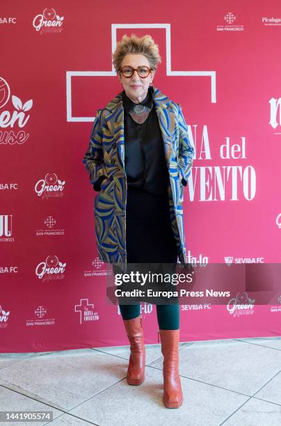 Actress Isabel Ordaz poses at the photocall prior to the press conference about the shooting of the movie 'La Reina del Convento', on 16 November,...