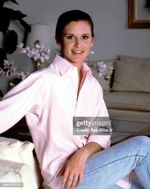 Actress Stephanie Zimbalist portraits, October 16, 1985 in Los Angeles, California.