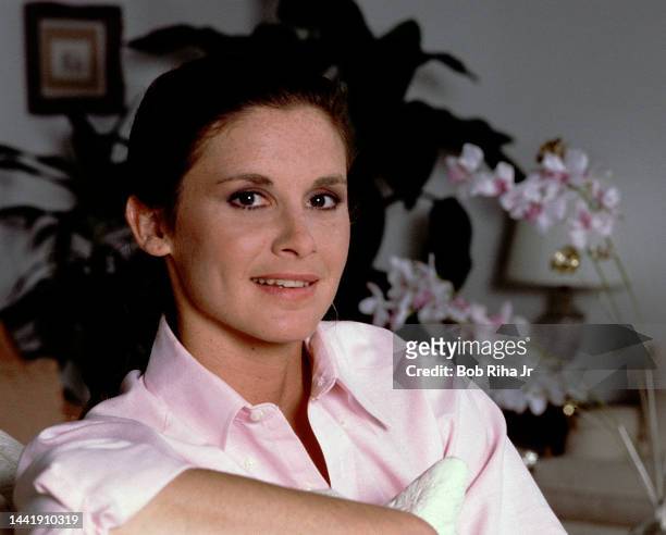 Actress Stephanie Zimbalist portraits, October 16, 1985 in Los Angeles, California.