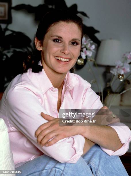 Actress Stephanie Zimbalist portraits, October 16, 1985 in Los Angeles, California.