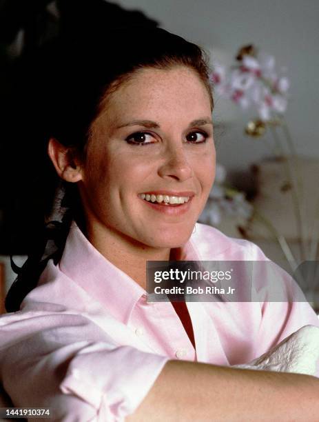 Actress Stephanie Zimbalist portraits, October 16, 1985 in Los Angeles, California.