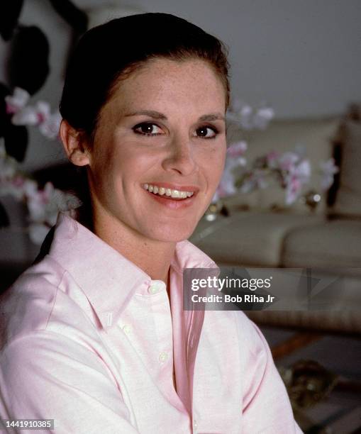 Actress Stephanie Zimbalist portraits, October 16, 1985 in Los Angeles, California.