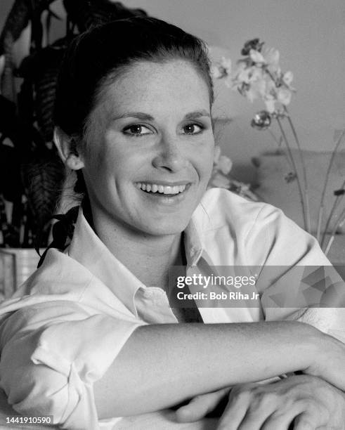 Actress Stephanie Zimbalist portraits, October 16, 1985 in Los Angeles, California.