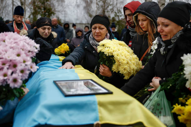 UKR: Funeral For Ukrainian Soldier In Bucha