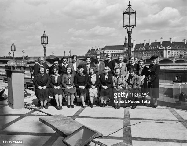 Recently elected women Labour Party Members of Parliament posed together on the riverside terrace at the Palace of Westminster, following the party's...