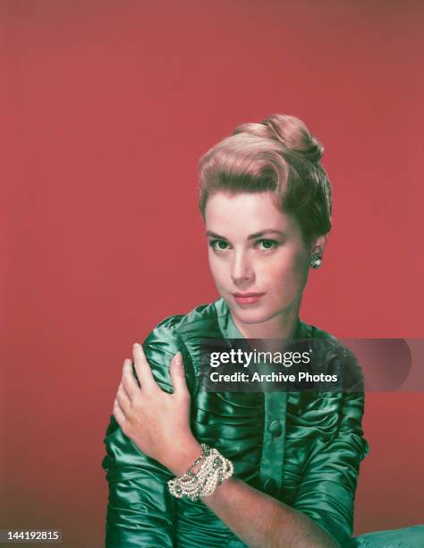 American actress Grace Kelly , circa 1955.