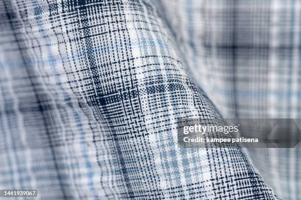 cotton sleepwear fabric background - retro colorful checks shirt stock pictures, royalty-free photos & images