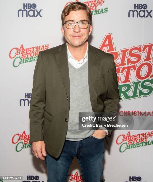 Actor Peter Billingsley poses on the red carpet during the "A Christmas Story Christmas" Chicago screening at the Chicago Cultural Center on November...