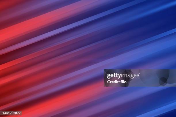 ilustrações de stock, clip art, desenhos animados e ícones de red blue motion speed angled abstract blur background - acidente conceito
