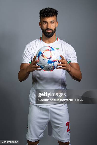 Ramin Rashidian Ramin Rezaeian of IR Iran poses during the official FIFA World Cup ...