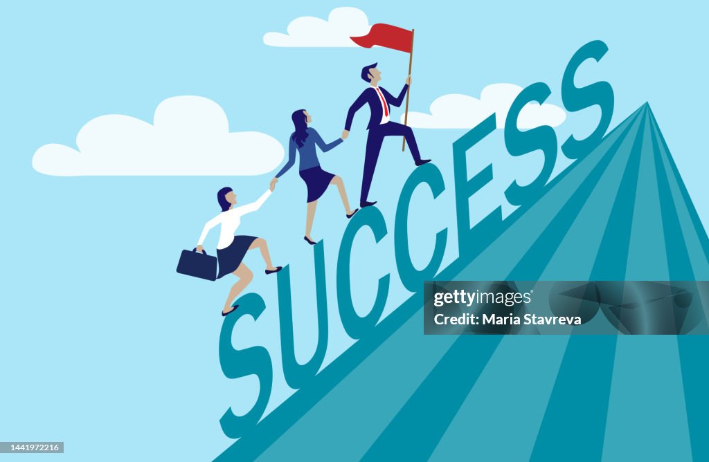 Leader Success Leadership And Success Concept High-Res Vector Graphic - Getty Images