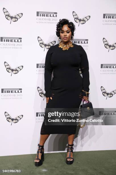 Precious Lee attends the Calendario Pirelli 2023 Presentation at Pirelli HangarBicocca on November 16, 2022 in Milan, Italy.