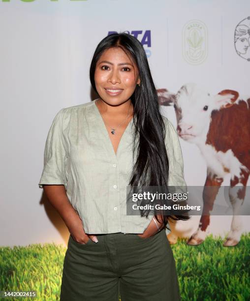 Yalitza Aparicio attends the Gift Lounge at the 23rd Annual Latin GRAMMY Awards at Mandalay Bay Resort and Casino on November 16, 2022 in Las Vegas,...