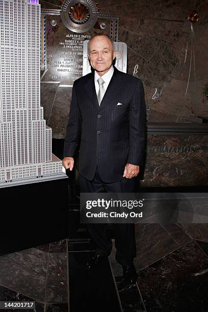 New York City Police Commissioner Raymond Kelly visits The Empire State Building on May 11, 2012 in New York City.