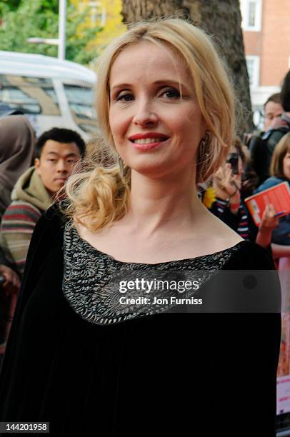 Julie Delpy attends the UK premiere of '2 Days in New York' at ODEON Kensington on May 11, 2012 in London, England.