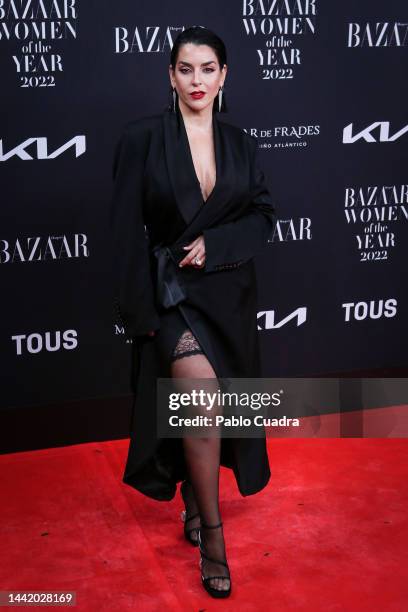 Ruth Lorenzo attends the Harper's Bazaar "Women Of The Year" Awards 2022 at Cines Callao on November 16, 2022 in Madrid, Spain.