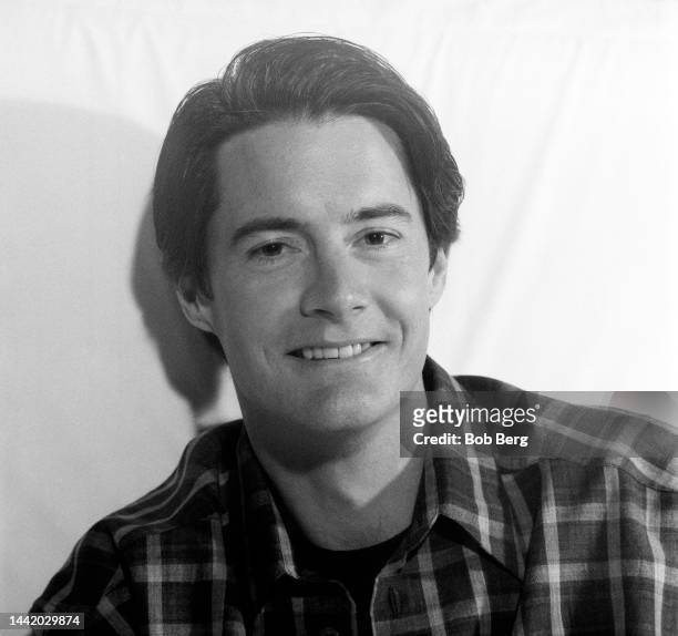 American actor Kyle MacLachlan poses for a portrait, New York, New York, June 1995.
