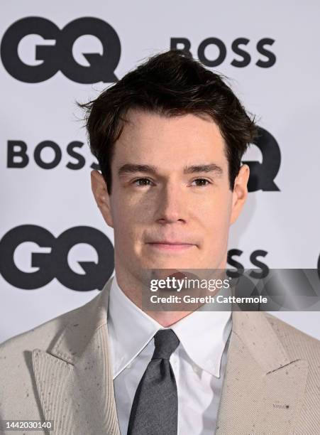 Connor Swindells attends the GQ Men Of The Year Awards 2022 at The Mandarin Oriental Hyde Park on November 16, 2022 in London, England.