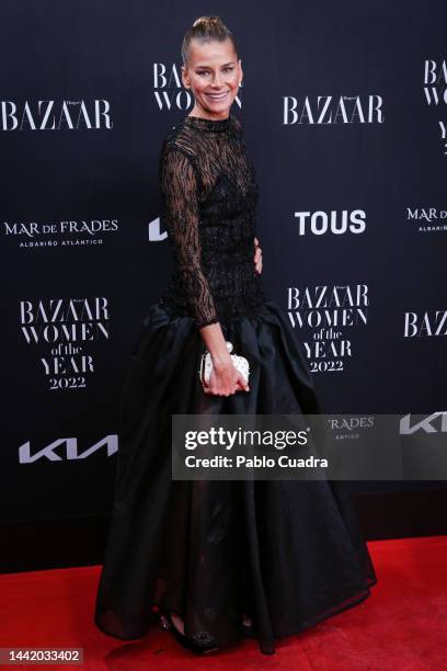 Model Hana Soukupova attends the Harper's Bazaar "Women Of The Year" Awards 2022 at Cines Callao on November 16, 2022 in Madrid, Spain.