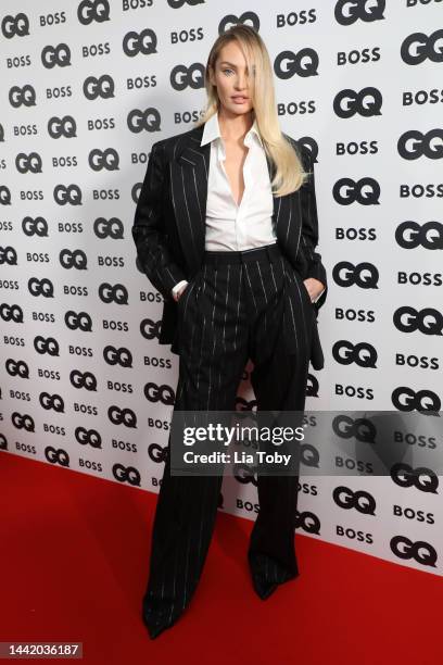 Candice Swanepoel attends the GQ Men Of The Year Awards 2022 on November 16, 2022 in London, England.