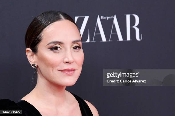Tamara Falco attends the Harper's Bazaar "Women Of The Year" awards 2022 at the Callao cinema on November 16, 2022 in Madrid, Spain.