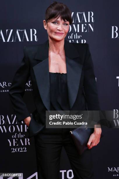 Model Helena Christensen attends the Harper's Bazaar "Women Of The Year" Awards 2022 at Cines Callao on November 16, 2022 in Madrid, Spain.