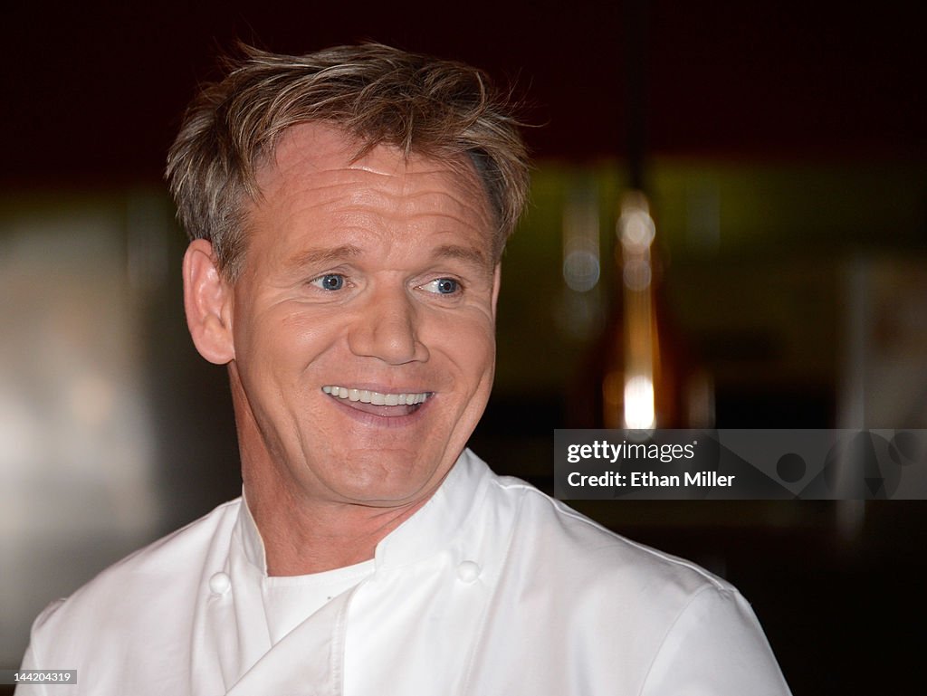 Gordon Ramsay Steak Opening News Conference