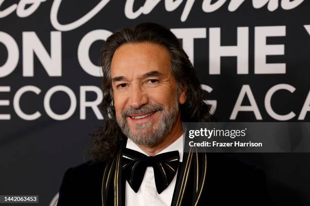 Marco Antonio Solís attends The Latin Recording Academy's 2022 Person of the Year Gala Honoring Marco Antonio Solis at Michelob ULTRA Arena on...