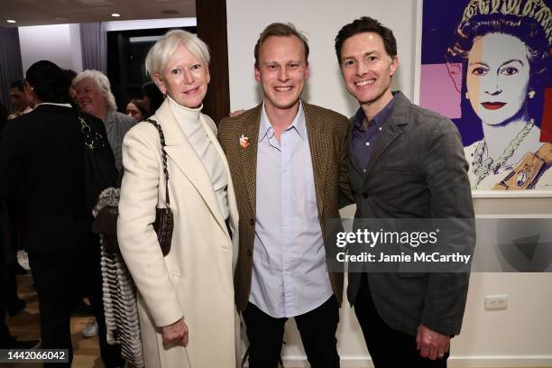 Joanna Coles and Kaleidoscope co-founder Oz Woloshyn attend the Kaleidoscope Launch Party on November 16, 2022 in New York City.