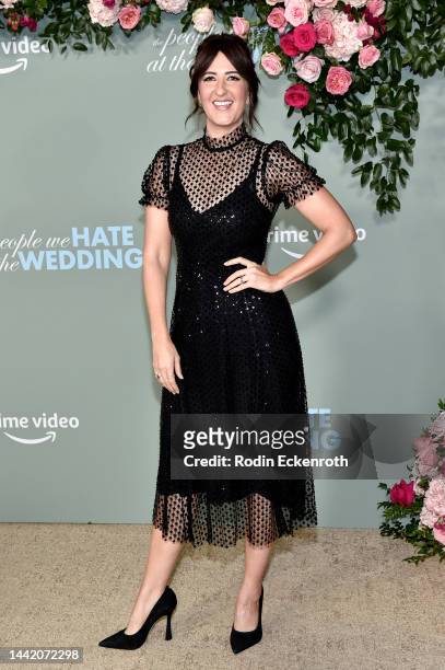 Arcy Carden attends the Los Angeles premiere of Prime Video's "The People We Hate At The Wedding" at Regency Village Theatre on November 16, 2022 in...
