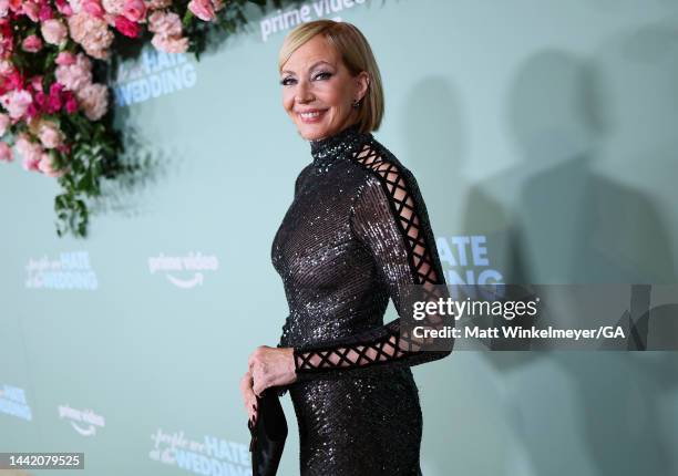 Allison Janney attends the Los Angeles premiere of Prime Video's "The People We Hate At The Wedding" at Regency Village Theatre on November 16, 2022...