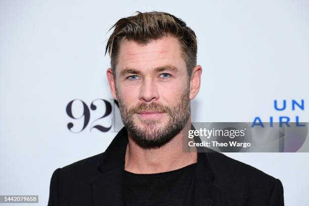 Chris Hemsworth attends National Geographic's "Limitless" Screening And Conversation at The 92nd Street Y, New York on November 16, 2022 in New York...