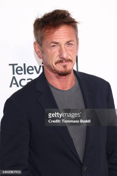 Sean Penn attends The Television Academy's 26th Hall Of Fame Induction Ceremony at Saban Media Center on November 16, 2022 in North Hollywood,...