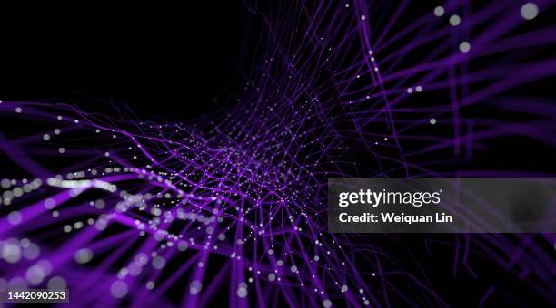 abstract big data background - purple abstract stockfoto's en -beelden