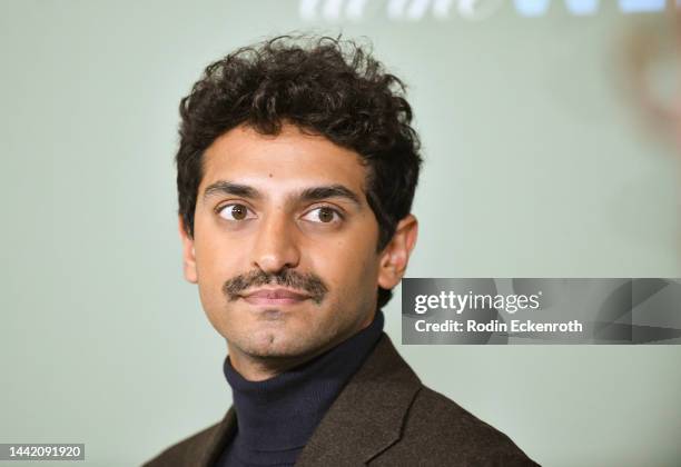 Karan Soni attends the Los Angeles premiere of Prime Video's "The People We Hate At The Wedding" at Regency Village Theatre on November 16, 2022 in...