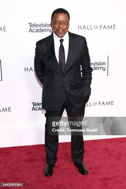 Robert L. Johnson attends The Television Academy's 26th Hall Of Fame Induction Ceremony at Saban Media Center on November 16, 2022 in North...