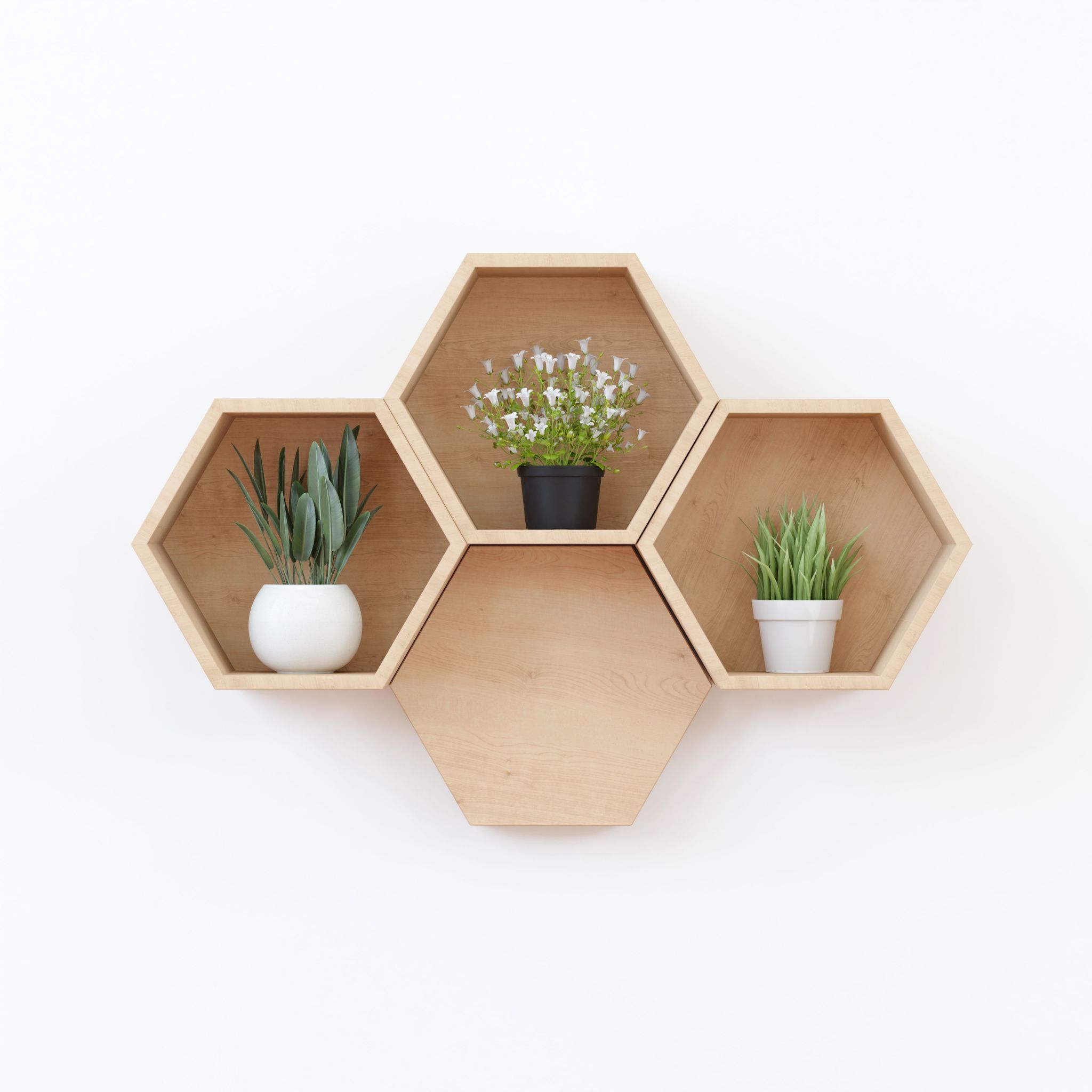modern shelf materials