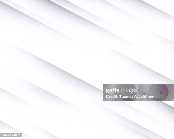 abstract background with diagonal gray lines on white. - schrägansicht stock-fotos und bilder