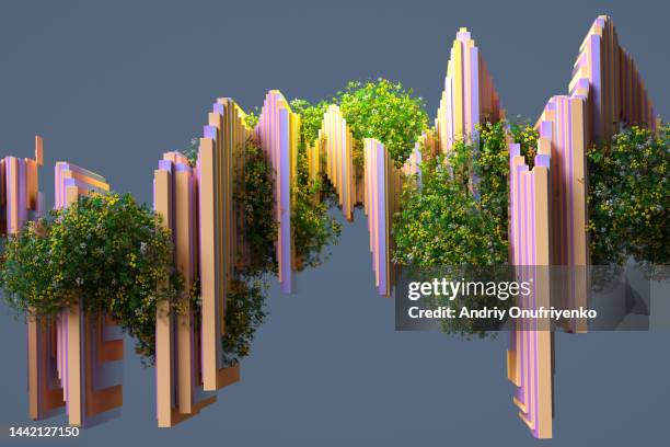 abstract green diagram. - technologie verte photos et images de collection