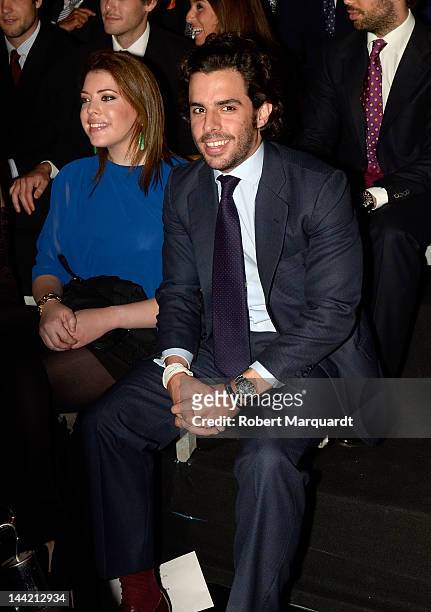 Alonso Aznar attends the Pronovias Fashion show at the Museu Nacional d’Art de Catalunya on May 11, 2012 in Barcelona, Spain.