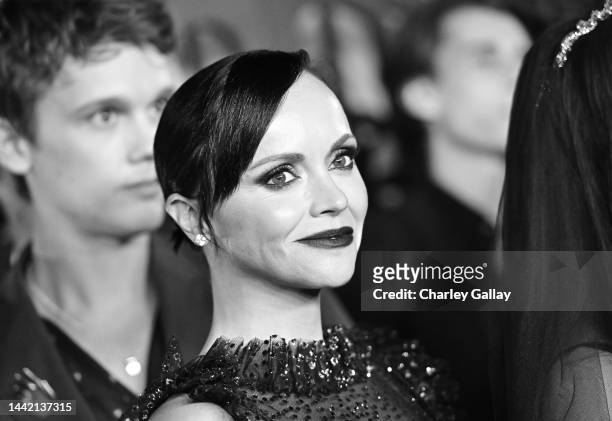 Christina Ricci attends the world premiere of Netflix's "Wednesday" on November 16, 2022 in Los Angeles, California.