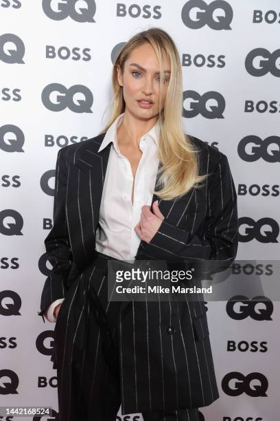 Candice Swanepoel attends the GQ Men Of The Year Awards 2022 on November 16, 2022 in London, England.