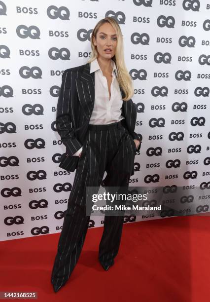 Candice Swanepoel attends the GQ Men Of The Year Awards 2022 on November 16, 2022 in London, England.