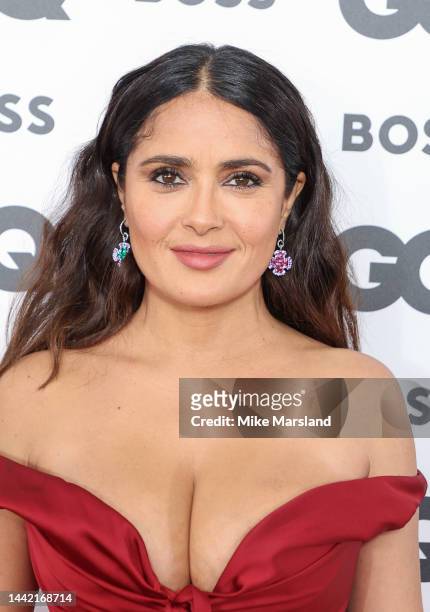 Salma Hayek attends the GQ Men Of The Year Awards 2022 on November 16, 2022 in London, England.