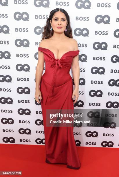 Salma Hayek attends the GQ Men Of The Year Awards 2022 on November 16, 2022 in London, England.